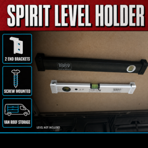Spirit Level Holder | Wall Mount | Van Mount Bracket | Multiple Colours | 1 Pack