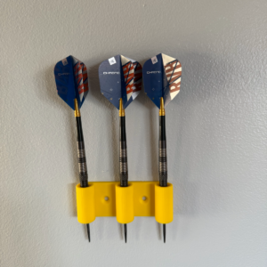 Wall Mounted 3-DART HOLDER | Holds 1 SET