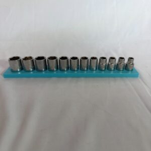 Our Products 19 Shallow 3/8 Halfords Advanced Magnetic Socket Holder | Holds 12